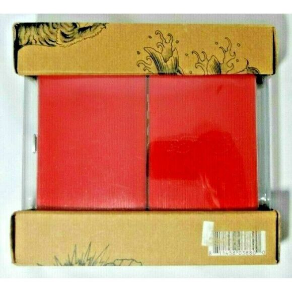 Ed Hardy Manicure Pedicure Kit 5-Pc Set Red Travel Case Nail Care Gift Gift NIB - Picture 2 of 2